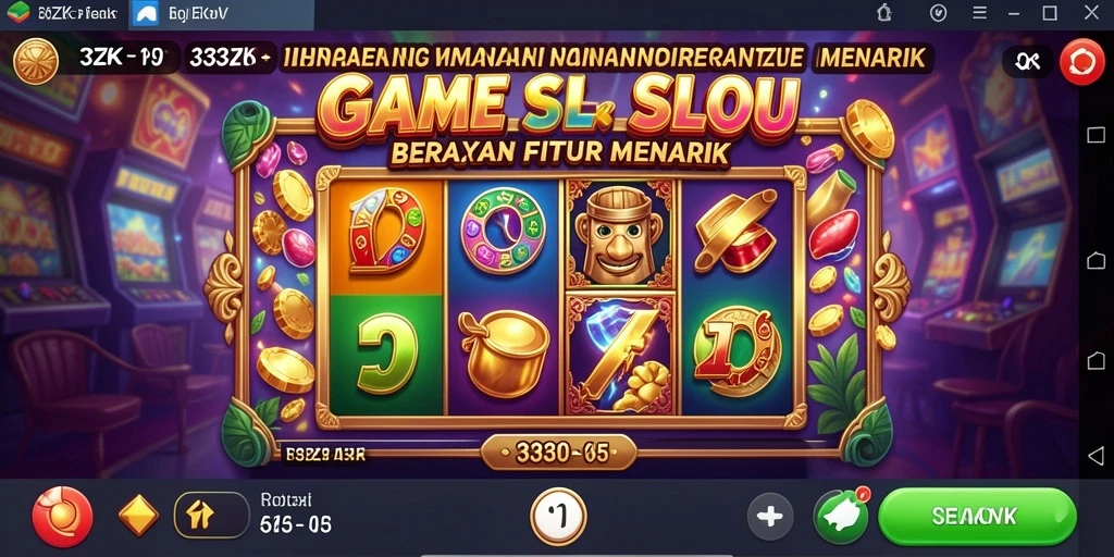Tampilan gameplay memukau dari 33ZK saat bermain slot.