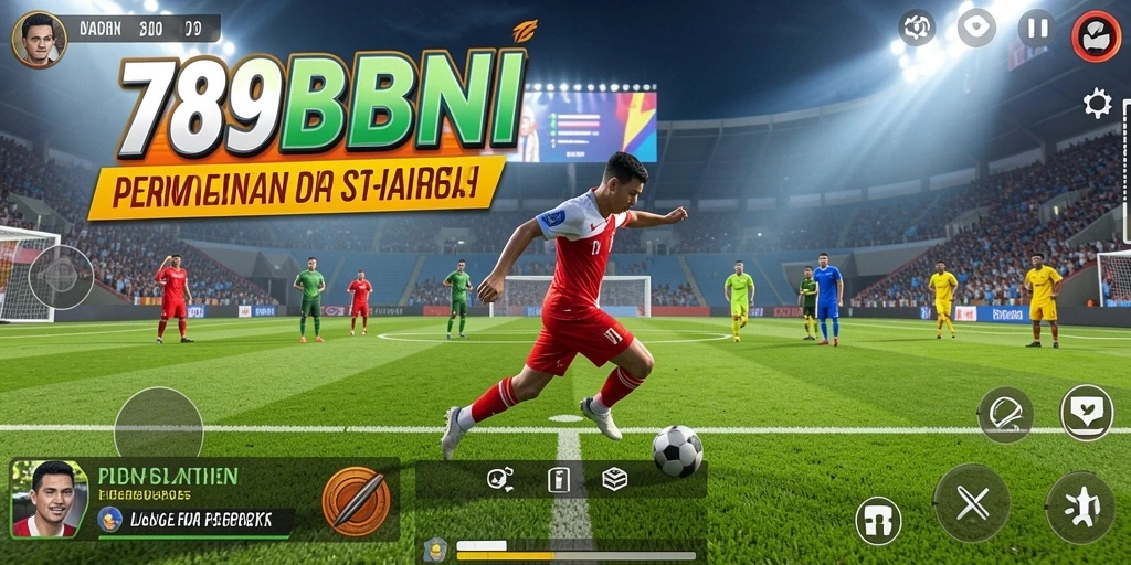 Screenshot utama 789BNI menampilkan aksi seru permainan olahraga.