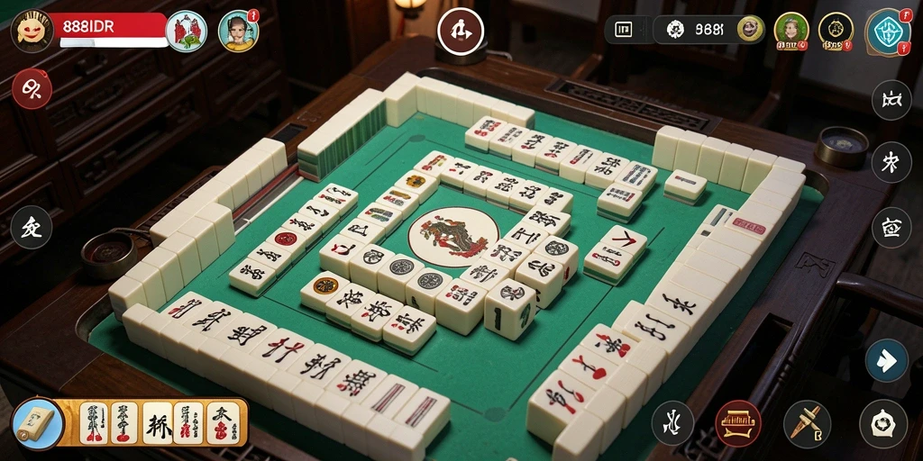 Tangkap layar permainan Mahjong yang menampilkan tantangan seru.