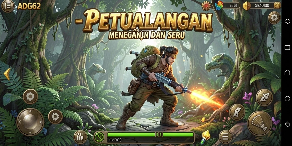 Screenshot gameplay ADG62 menampilkan aksi petualangan yang seru.