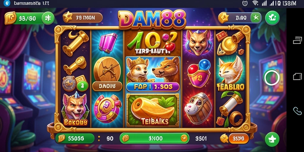 Tampilan gameplay seru dan grafis menawan di DAM88.