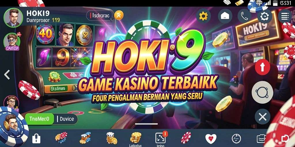 Tangkapan layar HOKI9 menunjukkan gameplay yang mendebarkan di kasino virtual.