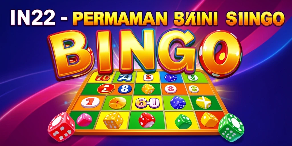 Tampilan gameplay seru dengan kartu Bingo di IN22.