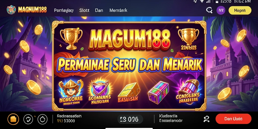 Tampilan menarik dari gameplay MAGNUM188 yang penuh aksi slot.