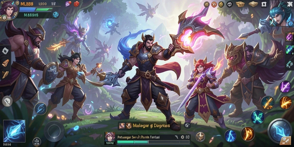 Tampilan gameplay seru dalam MLBB8 dengan berbagai petualangan menantang.