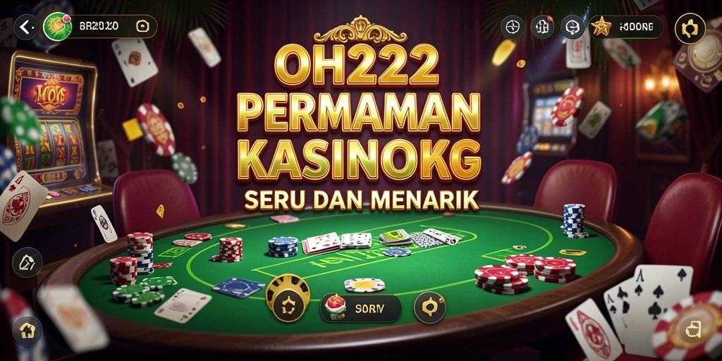 Tampilan permainan kasino yang menakjubkan dan interaktif.