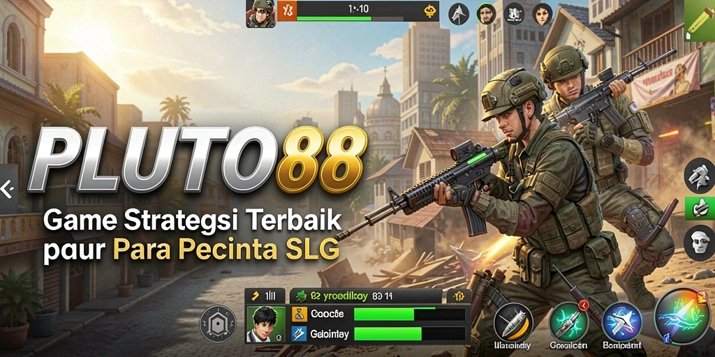 Tampilan permainan <strong>PLUTO88</strong> saat bertempur di dunia strategi.