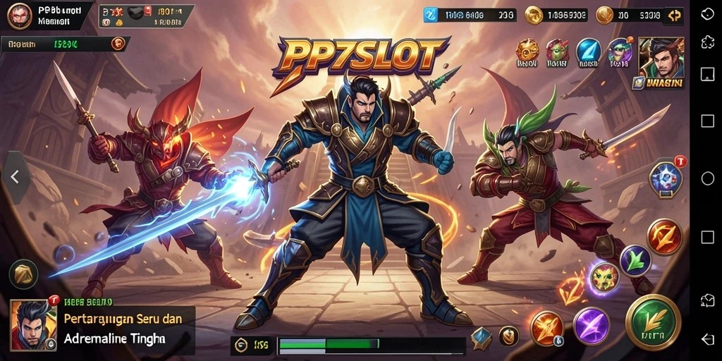 Tampilan aksi menegangkan dalam game Fighting PP7SLOT.