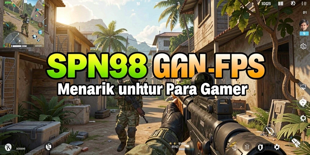 Screenshot utama SPN88 menampilkan aksi seru dalam gameplay FPS.