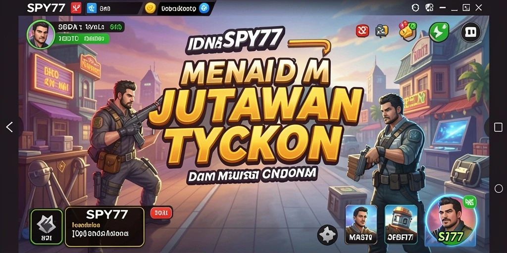 Tampilan gameplay SPY77 yang menegangkan dan mendebarkan.