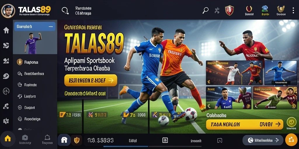 Tampilan gameplay TALAS89 dengan pilihan taruhan olahraga.