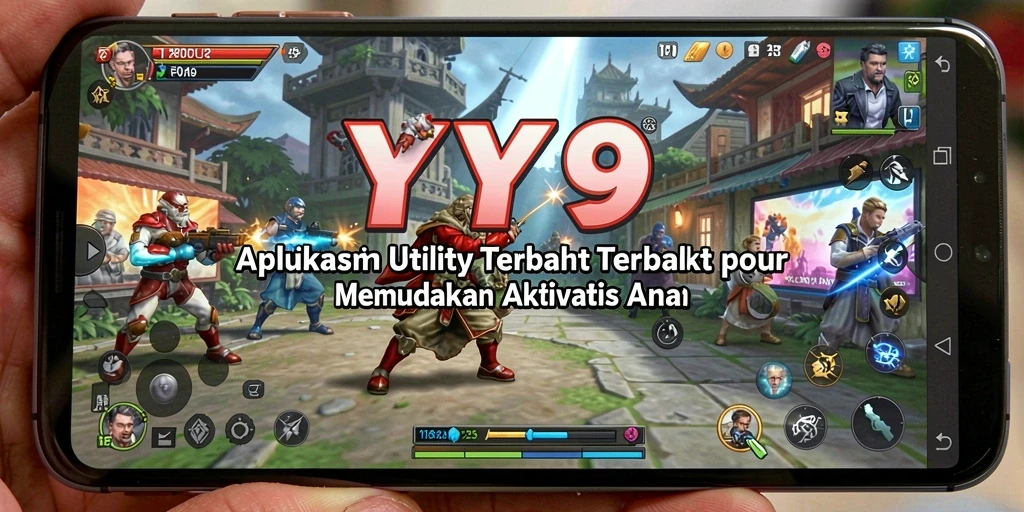 Tampilan utama Y89 yang menunjukkan fitur Utility yang bermanfaat.